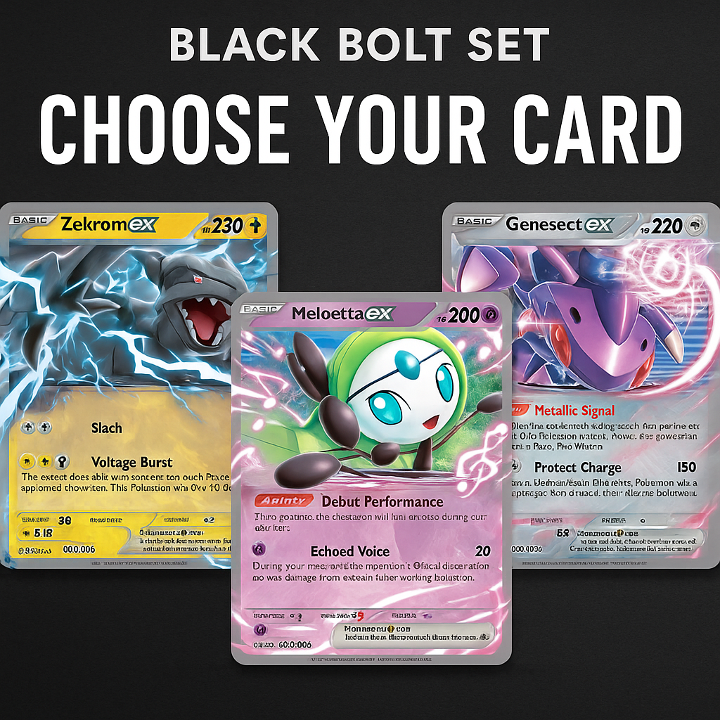 Pokemon Holo Rare Cards - Choose Your Card - Black Bolt SV English NM