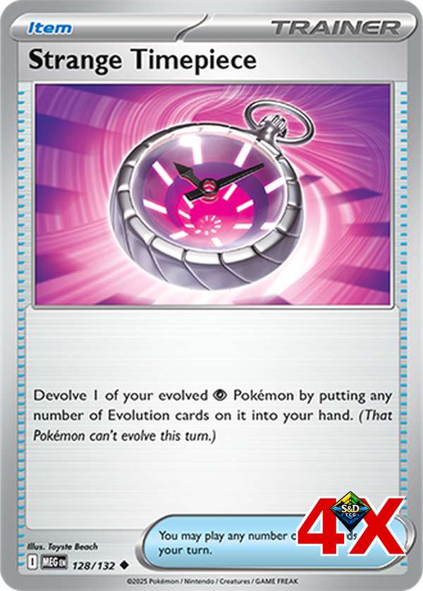 4x Strange Timepiece Playset Surging Sparks Near Mint