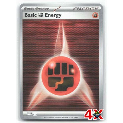 4x Fighting Energy Holo Playset Black Bolt White Flare Near Mint
