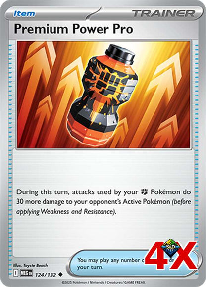 4x Premium Power Pro Playset Mega Evolution Near Mint