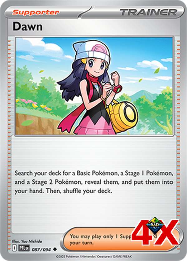 4x Dawn Phantasmal Flames  Near Mint