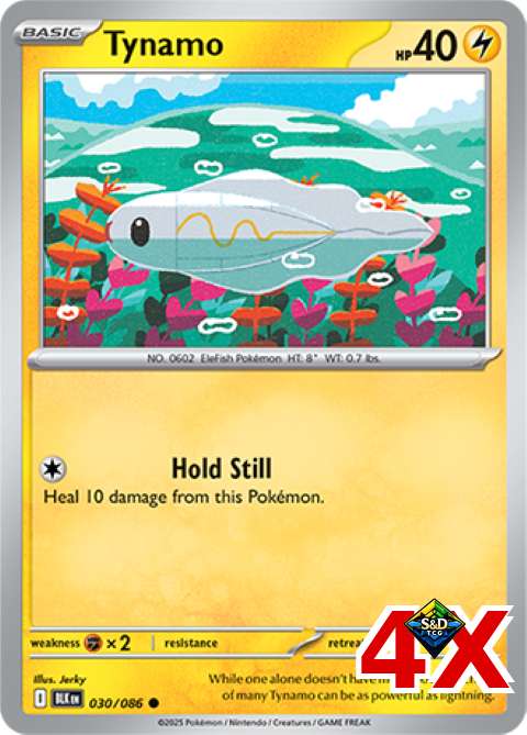 4x Tynamo Black Bolt Near Mint