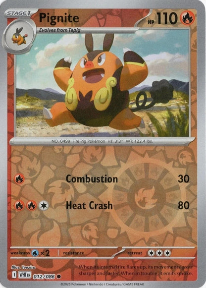 Pokémon XY White Flare Cards – Reverse Holo Complete Set