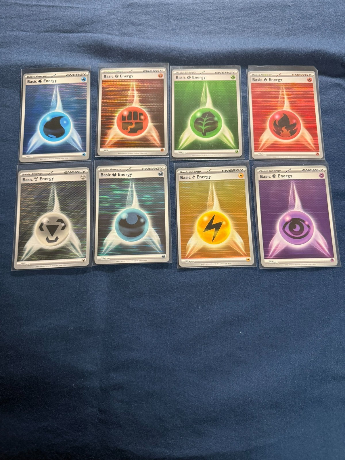 Pokémon TCG Black Bolt White Flare Holo Energy Set
