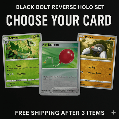 Pokémon XY Black Bolt Reverse Holo Cards – Pick Your Card – Free