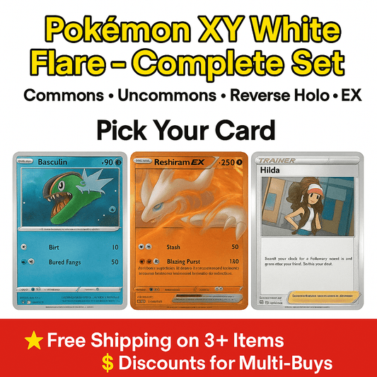 Pokémon XY White Flare Cards – Reverse Holo Complete Set