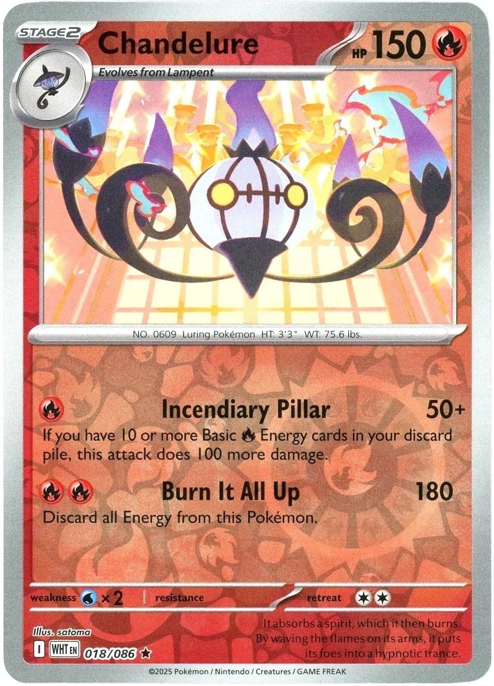 Pokémon XY White Flare Cards – Reverse Holo Complete Set