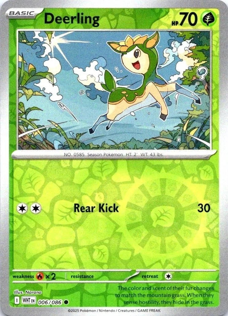 Pokémon XY White Flare Cards – Reverse Holo Complete Set